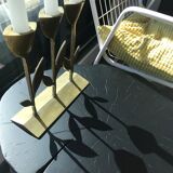 Art Deco tulip candlestick