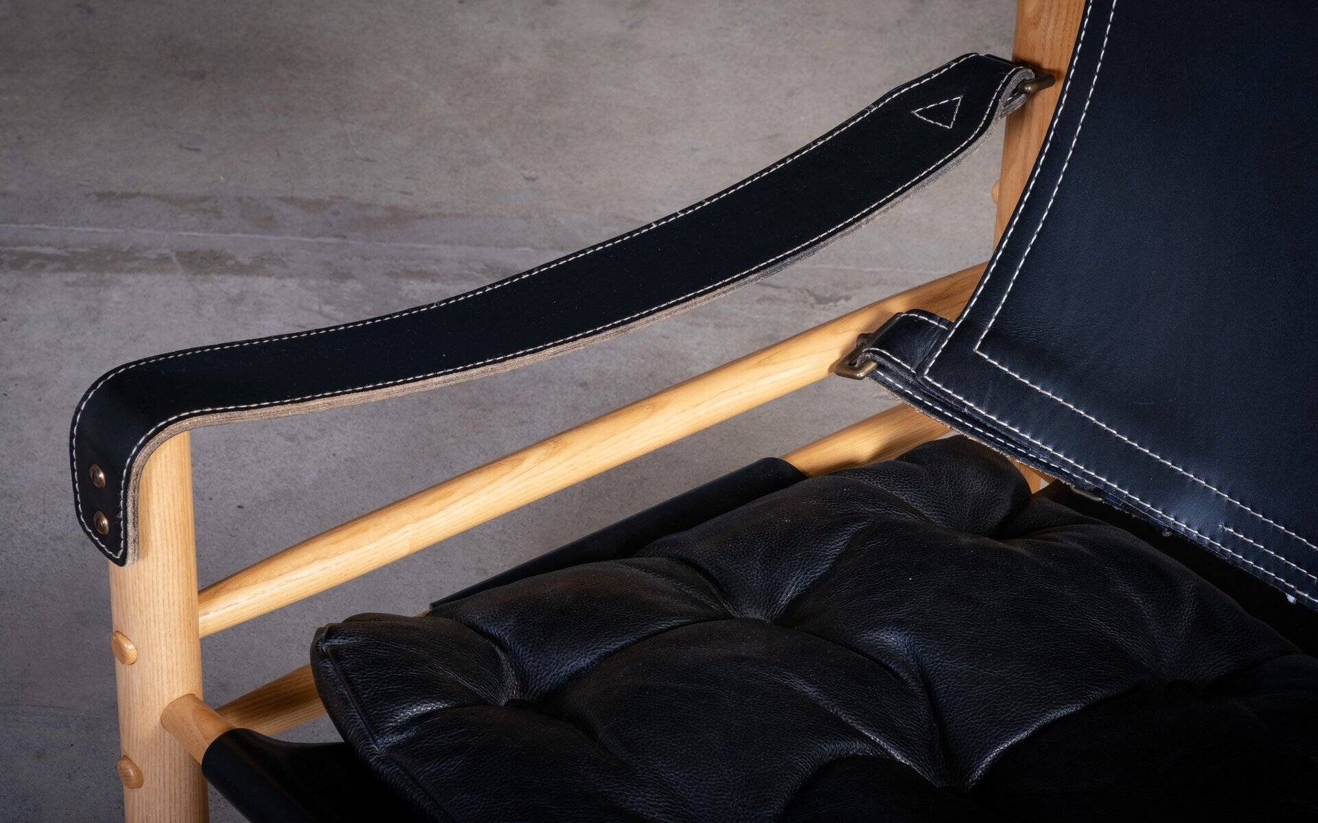 Safari Chair Set by Arne Norell for Arne Norell Ab Sweden, 1960s