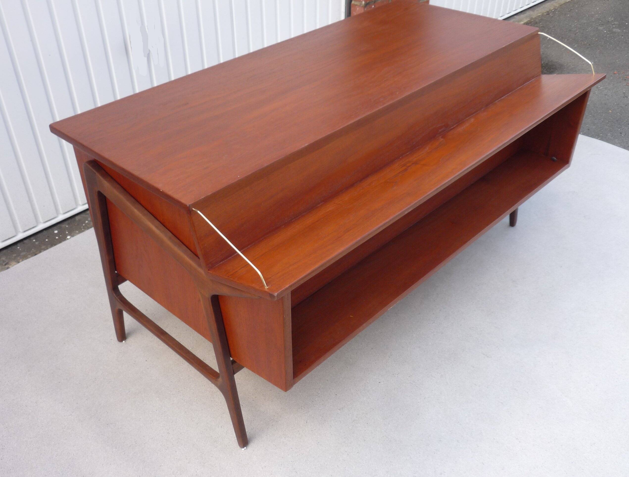Bureau teck vintage