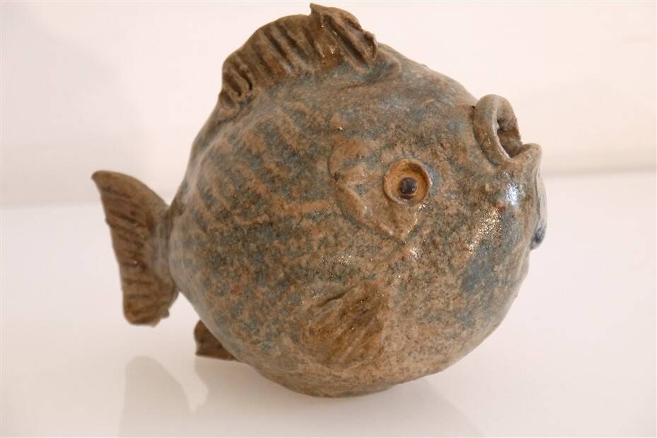 Ceramic fish by Gunnar Hansson 1960