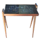 Table en teck et céramique de style scandinave, 1950