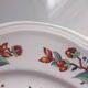 Large vintage round plate in earthenware. Sarreguemines model Vence. 31 cm.