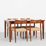 Midcentury Danish dining table in teak by Grete Jalk for Glostrup 1960s