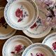 Set of 8 vintage soup plates - Janine and Cannes model by Digoin Sarrr