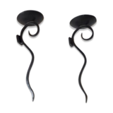 Wrought iron wall moves, set of 2