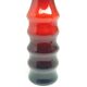 Giraffe vase, postmodernism, glass, design by K. Krawczyk, Huta Sudety, Poland, 1970s
