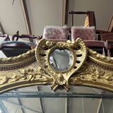 Large antique castle mirror