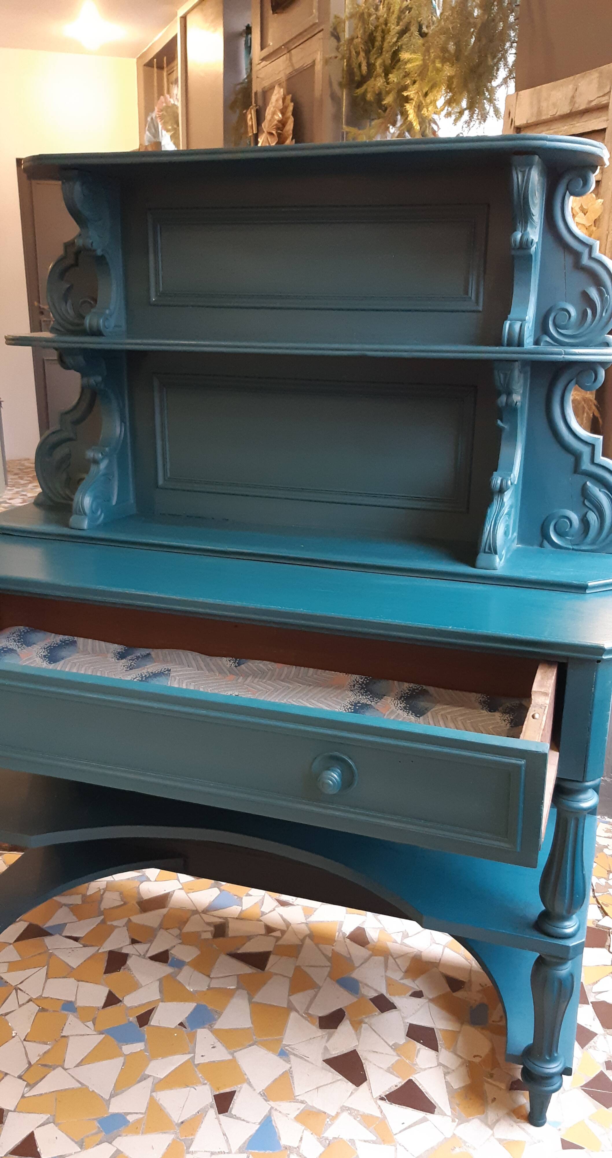 Blue cupboard