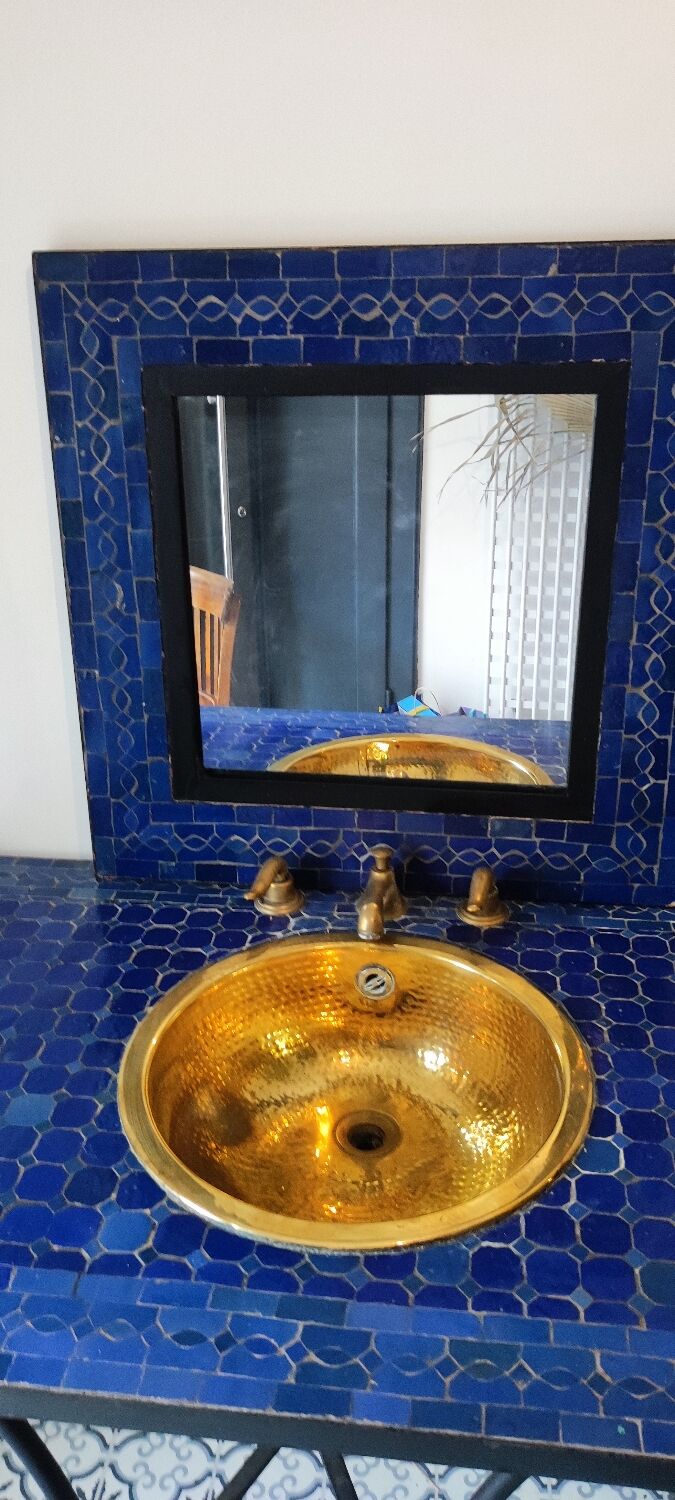 Meuble salle de bain, vasque et miroir