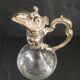 Silver metal ewer "tuileries" ercuis