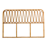 Vintage rattan headboard