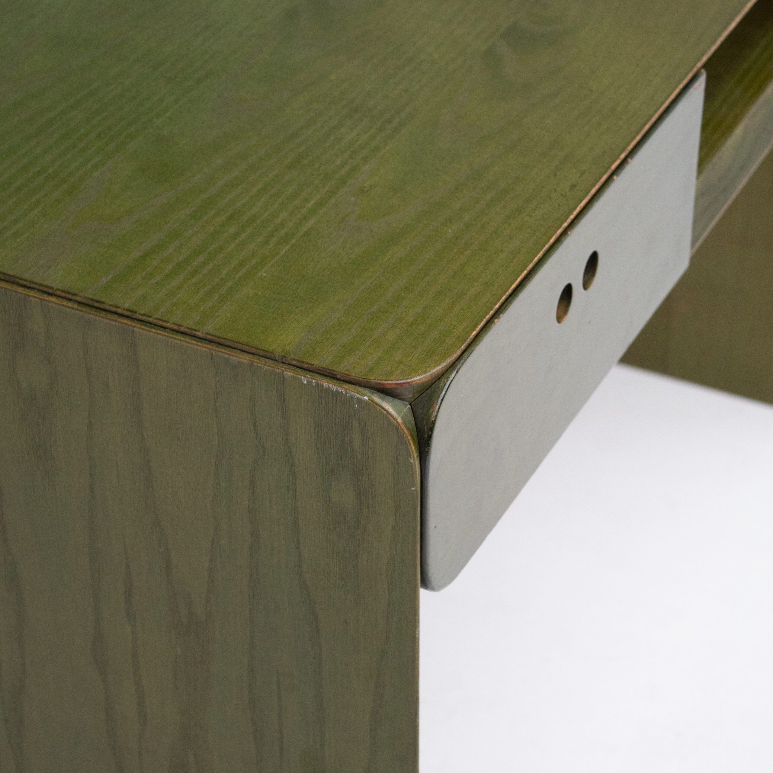 Vintage green desk by Derk Jan de Vries