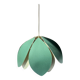 Suspension vintage fleur de lotus verte, 12 pétales
