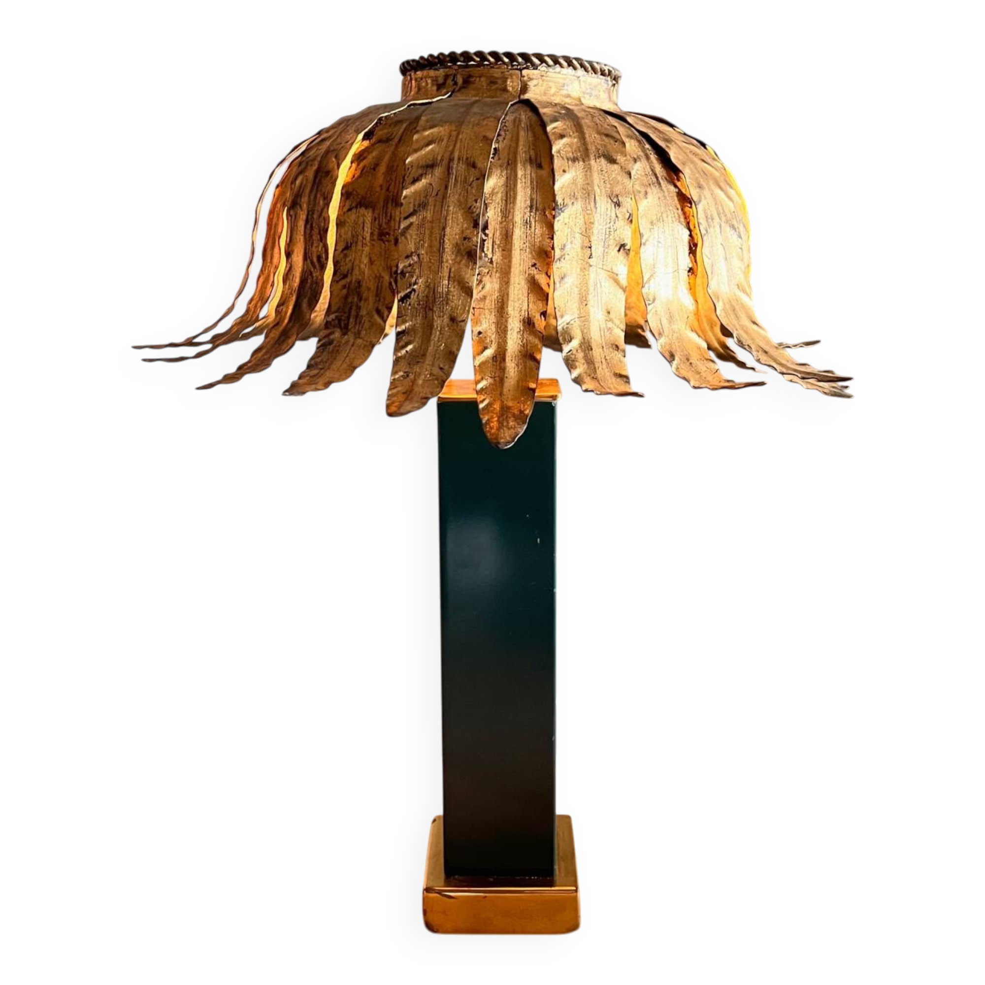 Palm lampe de table attribuée Maison Jansen