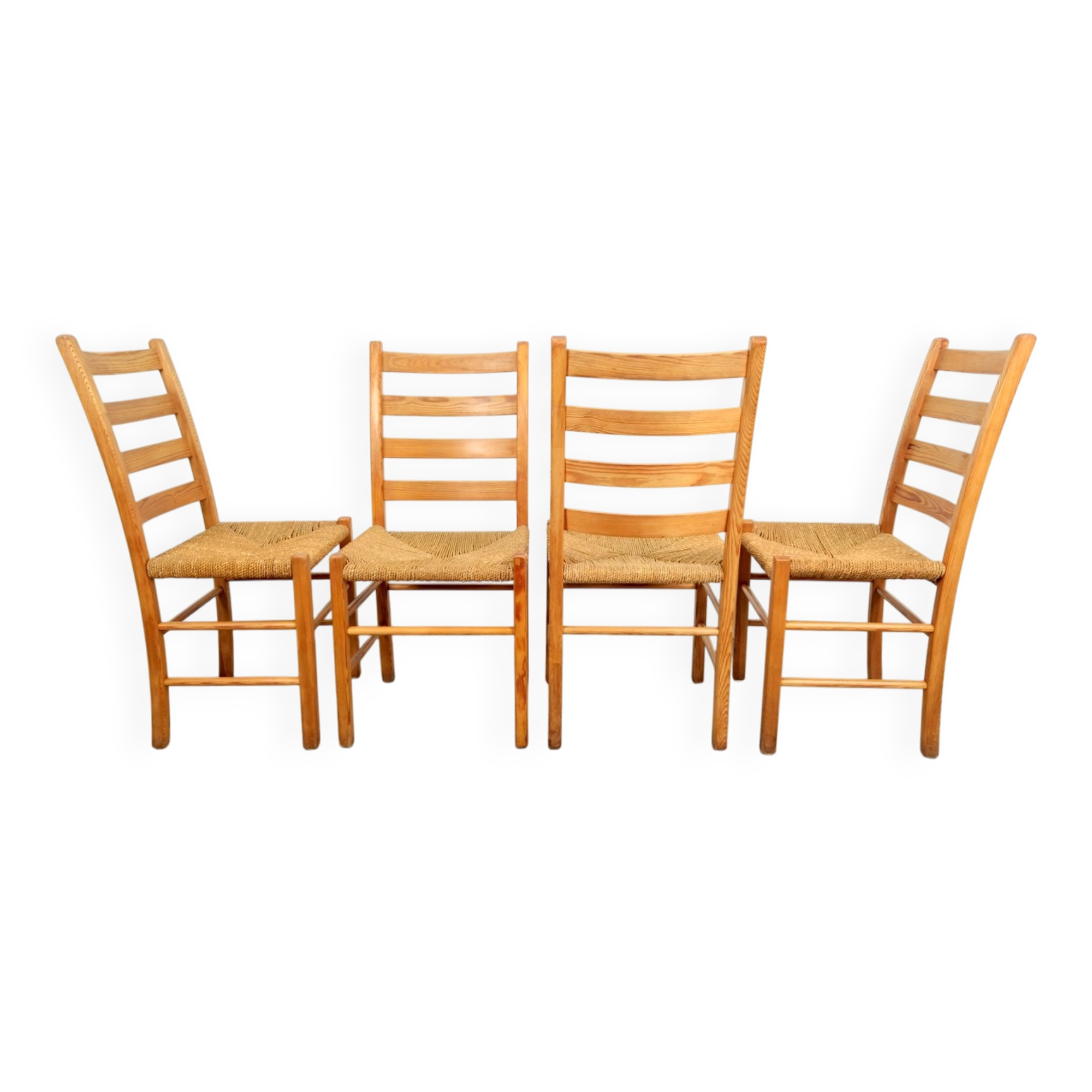 Jaerstolen Aksel Dining Chair from Möbelfabrikken Aksel L. Hansson, 1970s, Set of 4