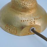 Pair of Gilded Bronze Lamp by Pierre Casenove for Fondica, France