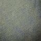 Vintage wooden sofa – modernist design, green mottled fabric
