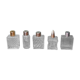 Set of 5 glass toilet bottles