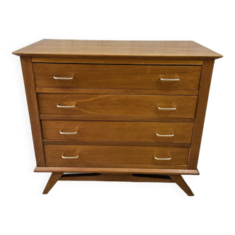 Chest of drawers with compass feet