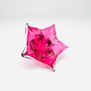 Coupe Sommerso Josef Hospodka - Cristal de Bohême Rose -Circa 1960