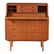 Scandinavian secrétaire with pull-out shelf, 1960s