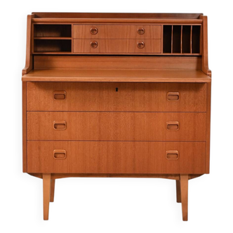 Scandinavian secrétaire with pull-out shelf, 1960s