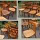 Lot 9 chairs bistro mixed 40-60 years
