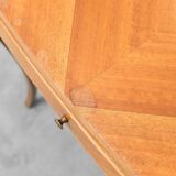 Pair of vintage wooden bedside tables from the 1950s modernism