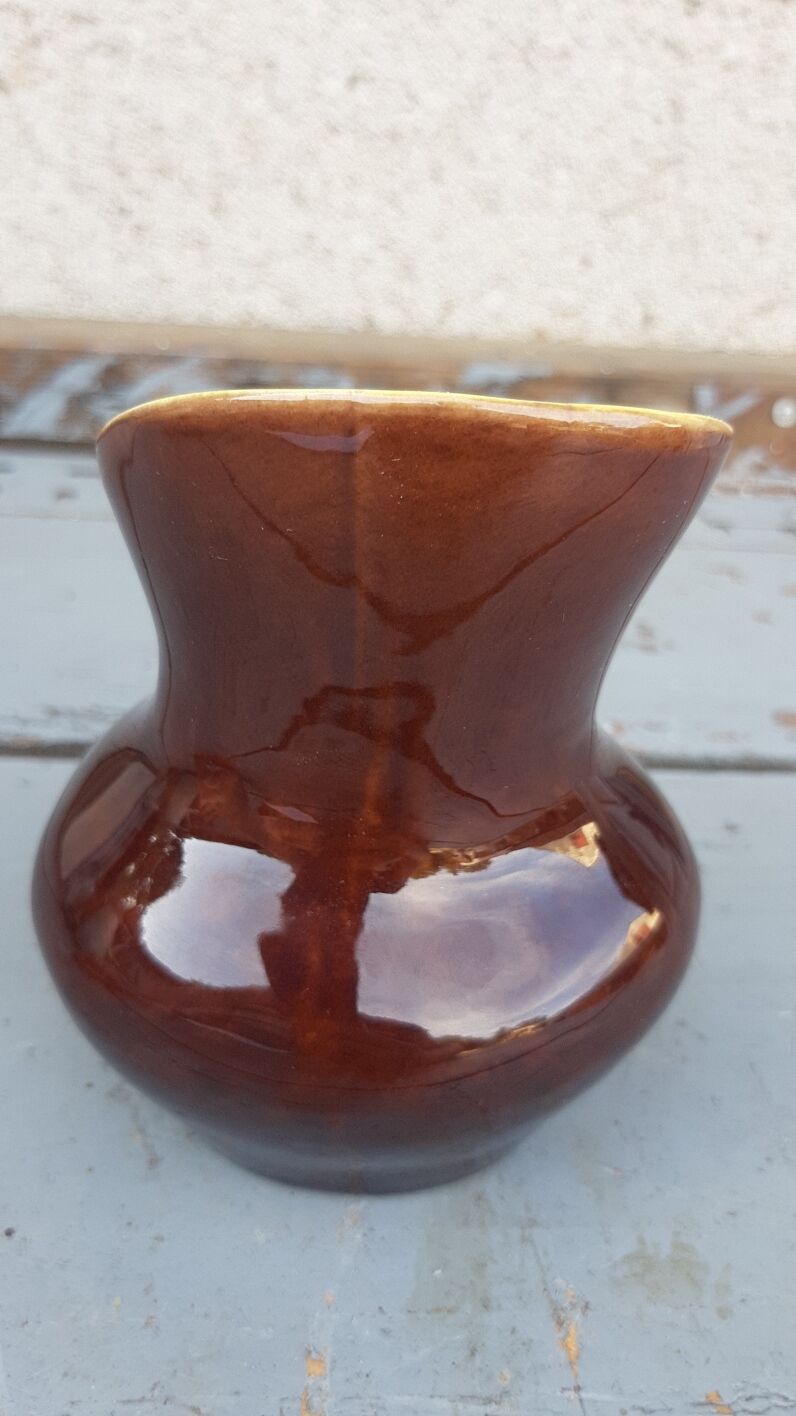 Vase en grès émaillé Poet Laval années 60