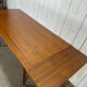 Table à manger vintage en teck extensible – années 60