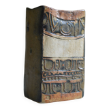 Brutalist stoneware vase by Louis Hudson circa 1950-1970