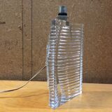 Vintage crystal lamp foot signed daum france - 70s