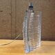 Vintage crystal lamp foot signed daum france - 70s