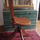 American oak office chair 1950