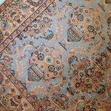 Vintage indian carpet tabriiz handmade 126cm x 188cm 1960s, 1c736