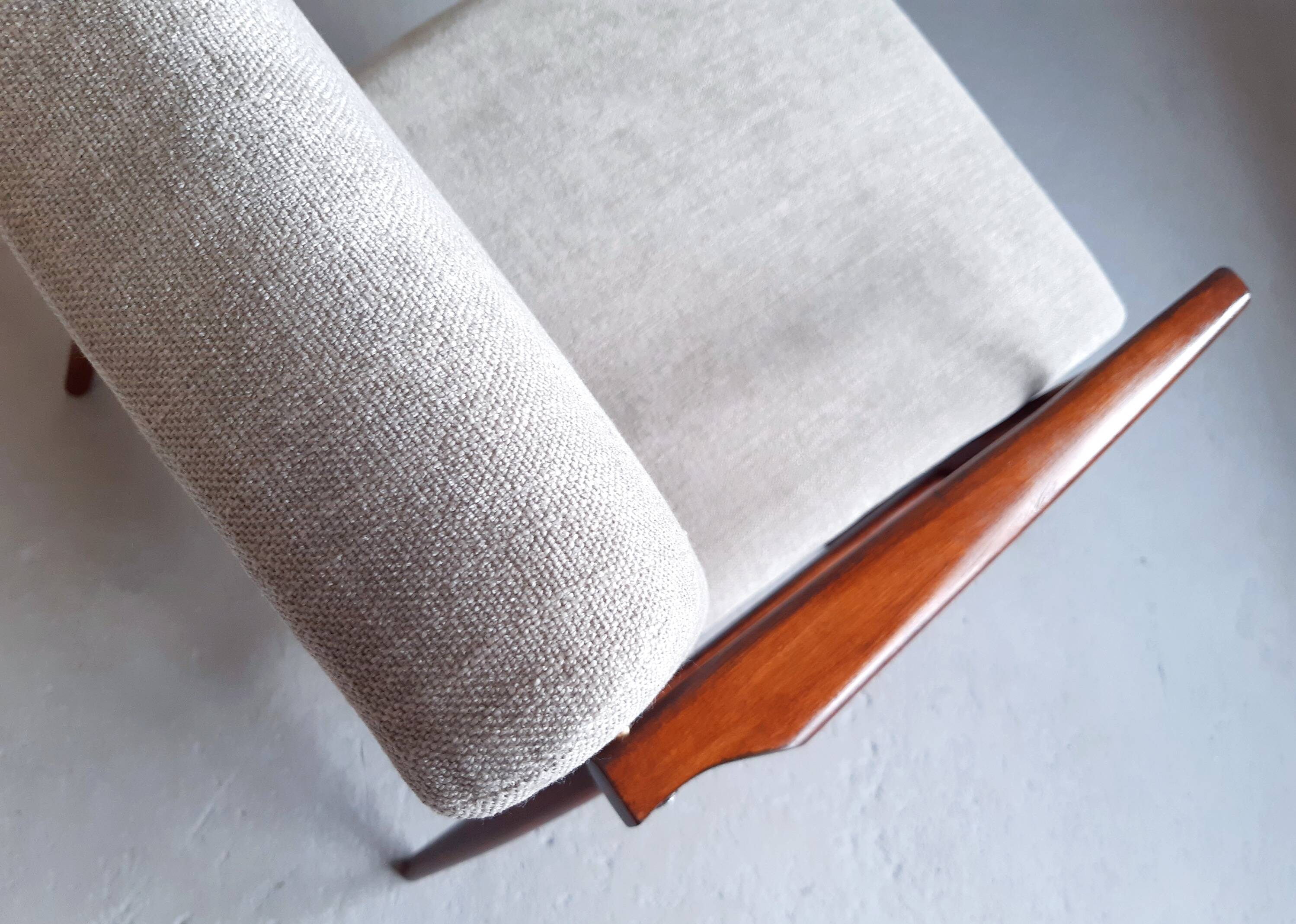 1960 Henryk Lis Armchairs in Water Green