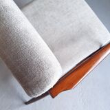 1960 Henryk Lis Armchairs in Water Green