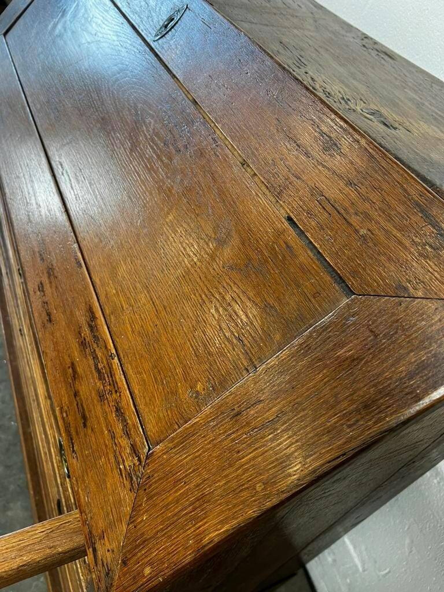 Antique wooden chest of drawers / secretary / desk