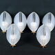 Six VeArt Murano wall lamps by Guismondi for Artemide