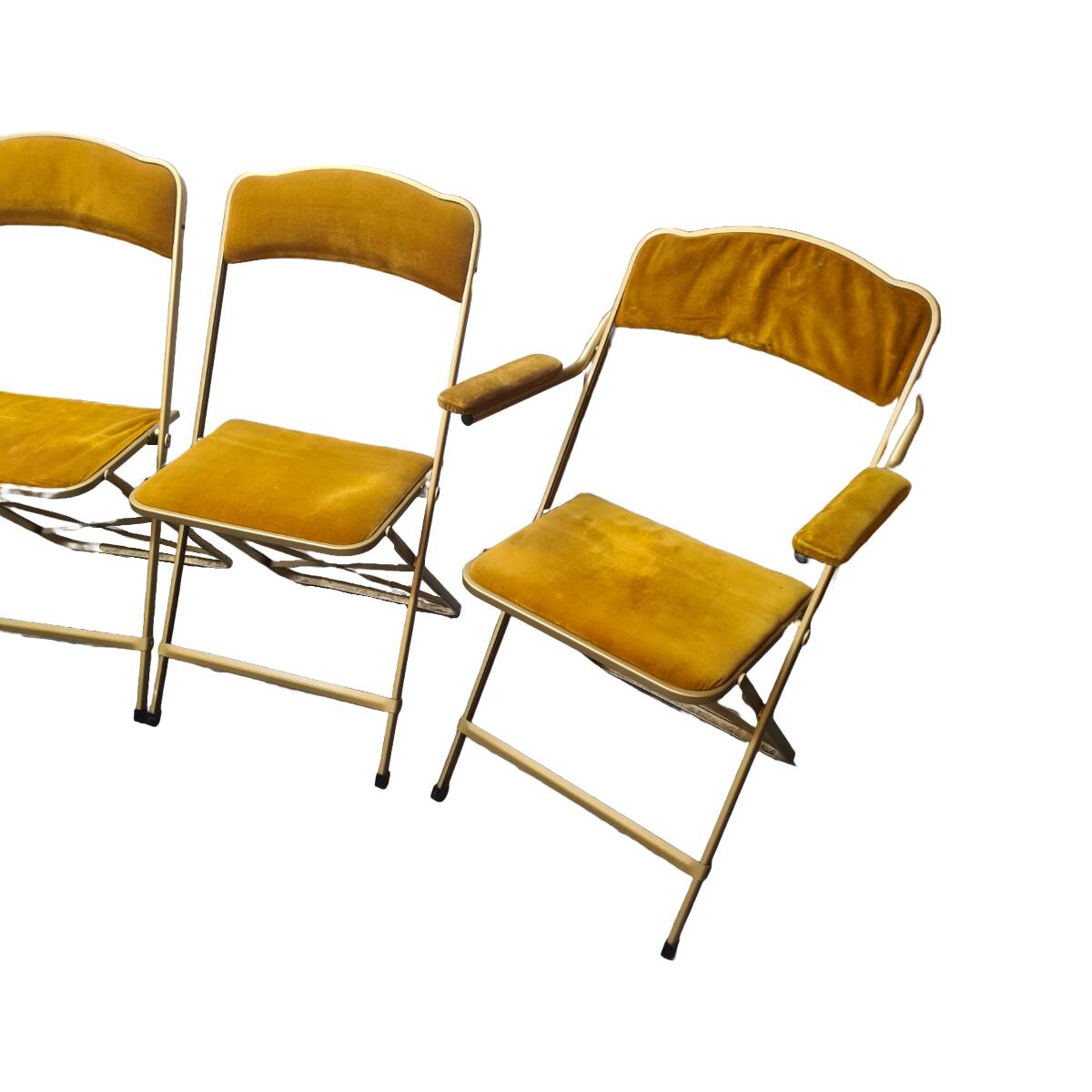 Vintage Fritz & Co. Style Folding Chairs, 1970s