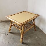 Rattan coffee table