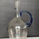 Vintage carafe in blown and bubbled glass paste.