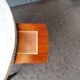 Coffee table hot water bottle old marble top Louis xvi style