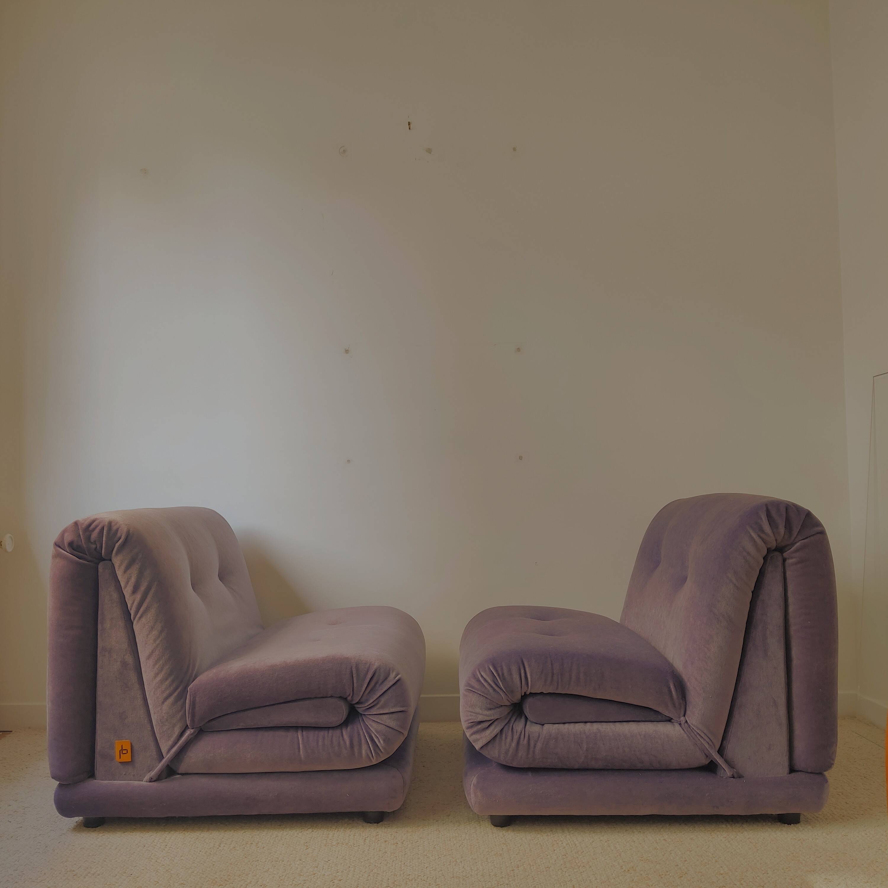 Fauteuils Salotti PD - Italie 70s