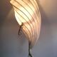 Organic Light Sculpture Wall Hanging Lamp, Birch Branch +Paper