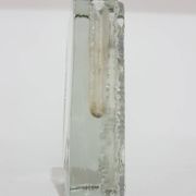 Vase solitaire, en verre transparent, conçu par H. Düsterhaus, Walther Glas,