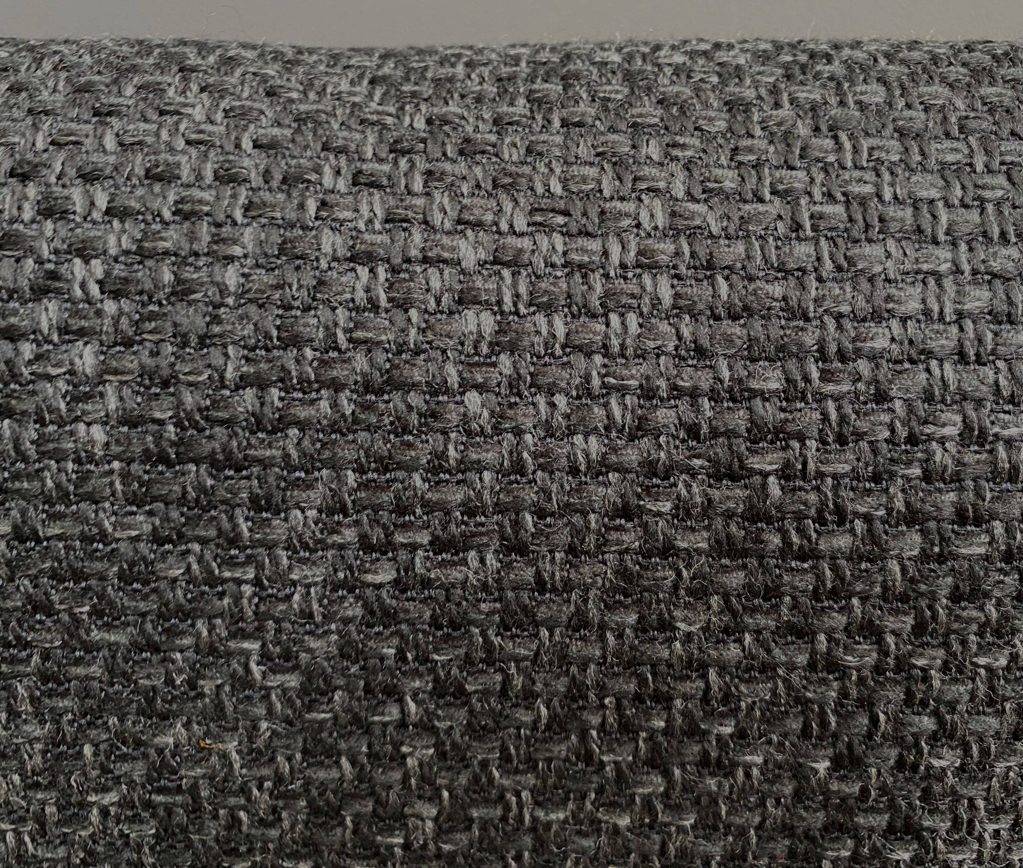 Black fabric relax chair, wiht wood frame 1960s