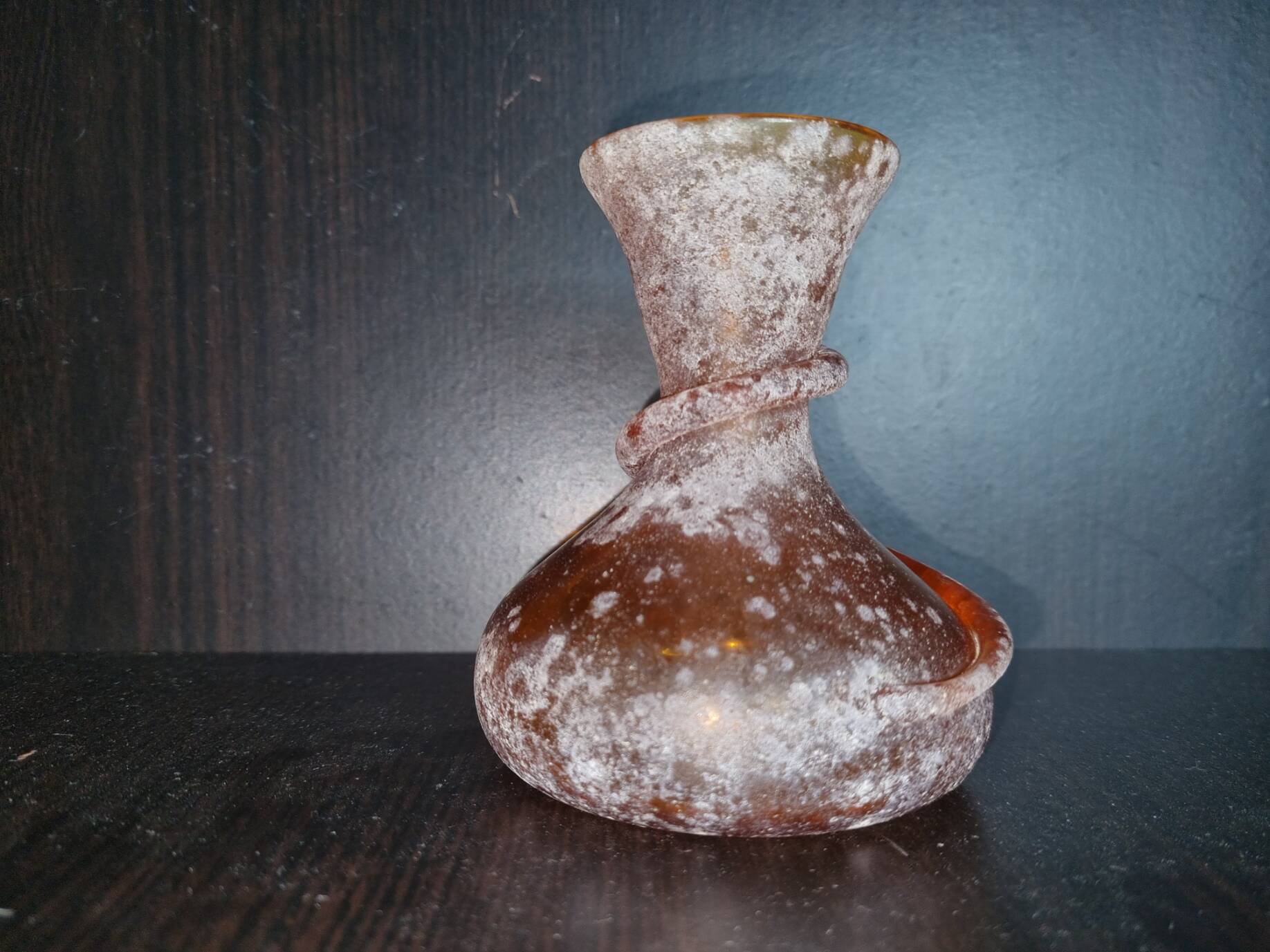 Vase Scavo verre soufflé Murano
