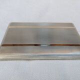 Old cigarette case or card holder in solid silver - English hallmarks - 195 gr