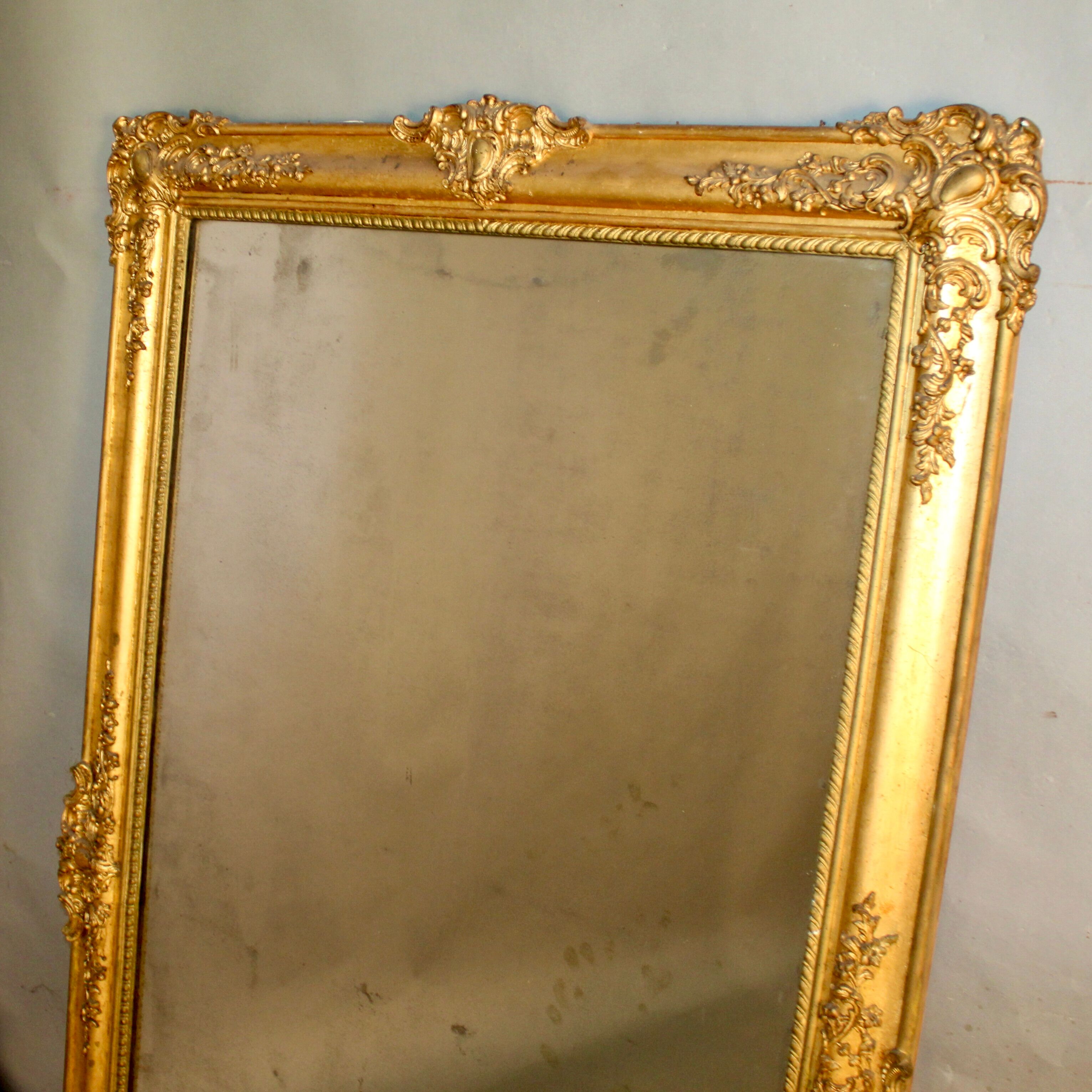 Golden mirror XIXth